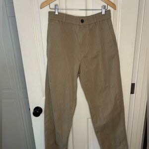 Men's Madewell Pull-On Pant in Cotton Blend - Size Medium Desert Taupe
